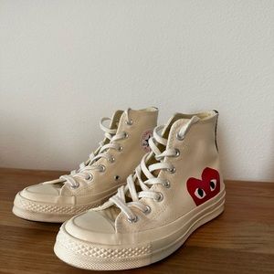 CdG PLAY x Converse Unisex Chuck Taylor All Star Peek-A-Boo High-Top Sneakers